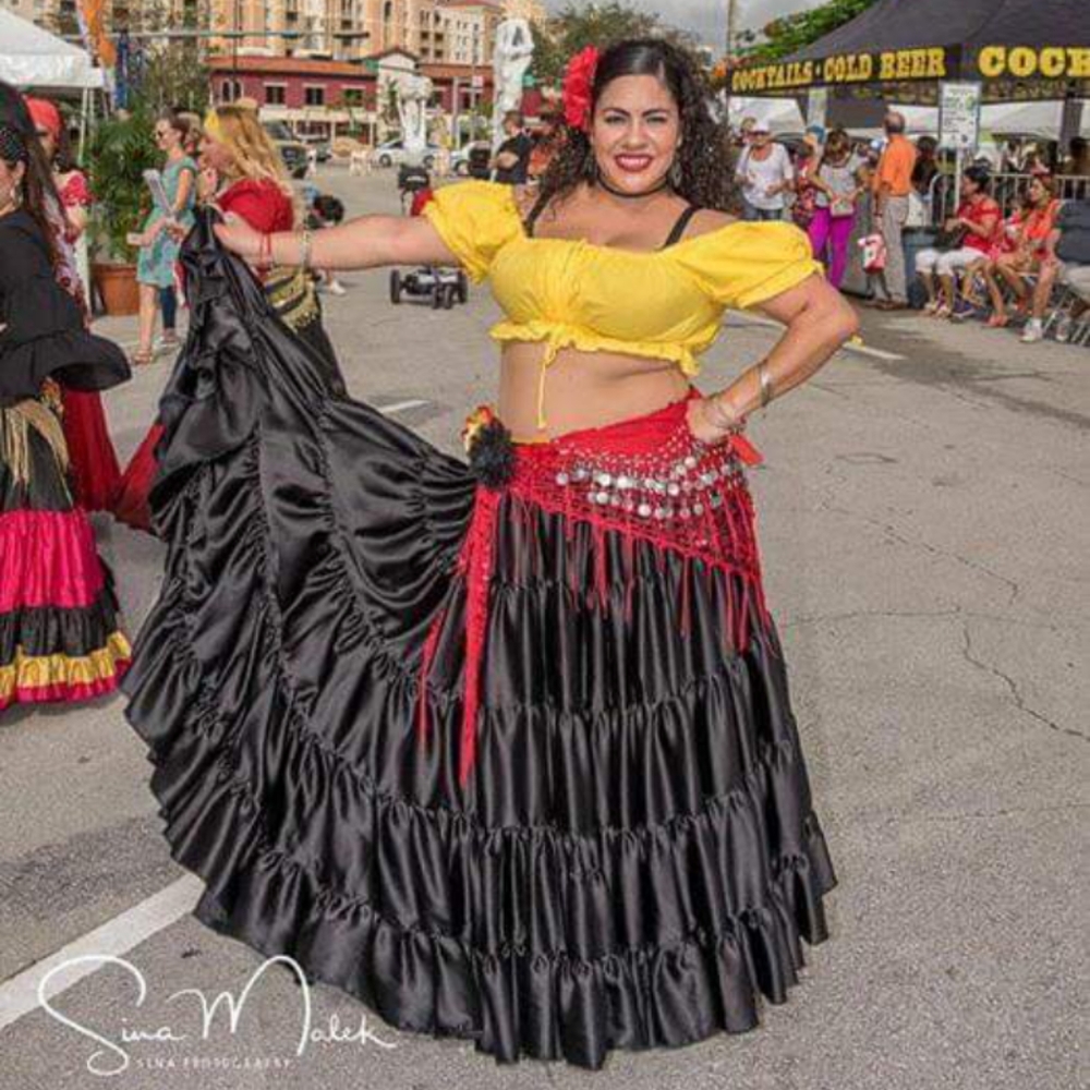Belly dance skirt